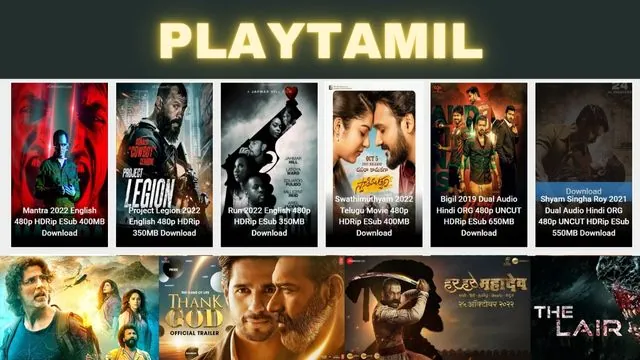 PlayTamil 2022 – Tamil Dubbed Movie Download,Hindi Dubbed South Movies