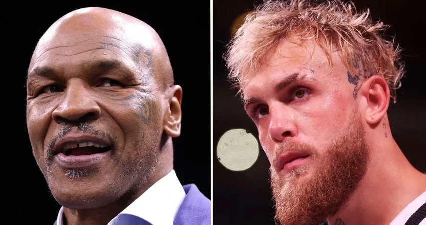 Mike Tyson and Jake Paul