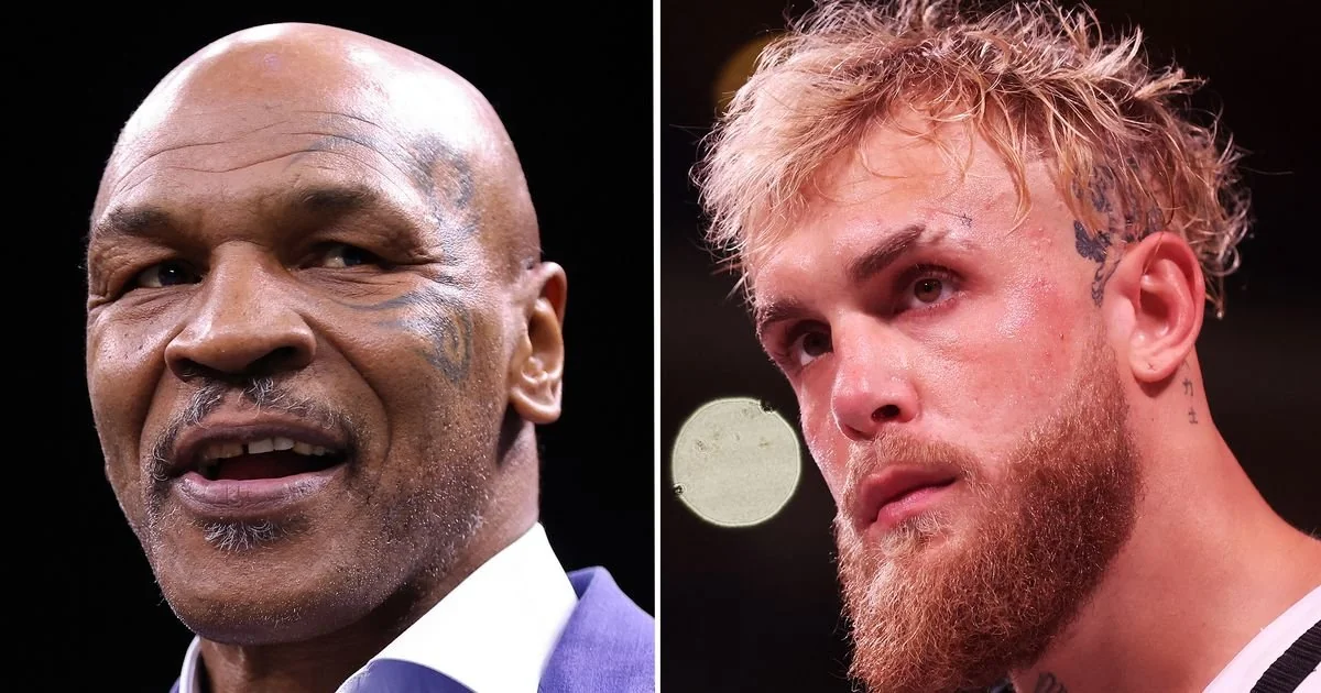 Mike Tyson and Jake Paul